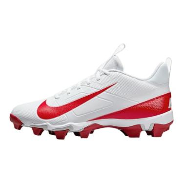 Imagem de Nike Chuteiras de futebol Alpha Menace 4 Shark (FN0028-102, branco/vermelho universitário/pó fóton/vermelho universitário), Branco/vermelho universitário/pó fóton/vermelho universitário, 39