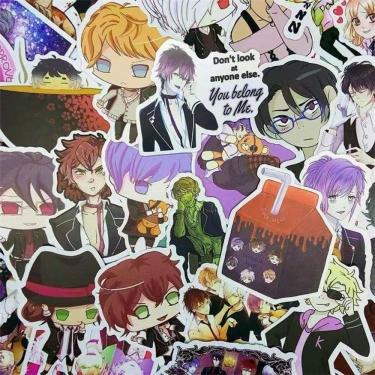 Imagem de Adesivos Diaboliks Lovers em vinil impermeável Anime S (50 unidades)