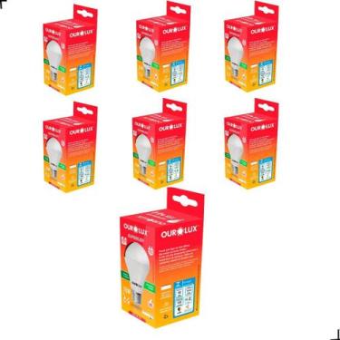 Imagem de Lampada 15W 6500k Branca fria Bivolt kit com 10 unidades - ourolux