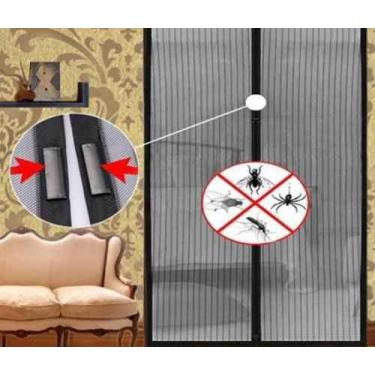 Imagem de Kit 4 Tela Anti Mosquito Dengue Insetos Protetora Cortina (MOSQ-1) - B