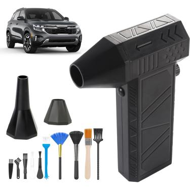 Imagem de Soprador De Neve Elétrico - Soprador Eletrico De Limpeza Para Folhas - Aspirador De Folhas Para Exterior | Para Jardim Pátio Garagem Casa Relvado Apartamento Quintal