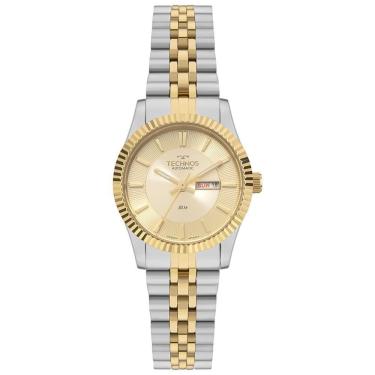 Imagem de Relógio Technos Feminino Automatico Bicolor - 6t51ab/1x