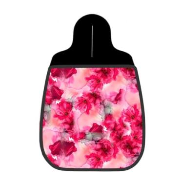 Imagem de Lixeira De Carro Organizador Lixinhocar Flores Aquarela Pink