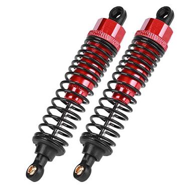Imagem de Generic Suportes de Choque para Carro RC, Metal Durável, 85 Mm, Adequado para JLB HSP, 2 Peças Vermelho para Carro RC de Caminhão Curto 1/10 (85MM)