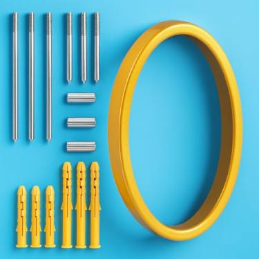 Imagem de Números modernos de casas de 15 cm – números de endereço de liga de zinco resistente com ferragens de montagem totalmente em aço inoxidável – Parafusos extralongos para instalação ultra-segura – À