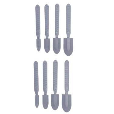 Imagem de Yosoo Health Gear 2 Conjuntos de Kit de Ferramentas de Acabamento de Calafetagem de Silicone, Espalhador de Espátula de Selante Reutilizável de 4 Tamanhos Com Alça ABS, para Cozinha, Banheiro,