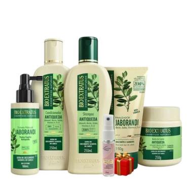 Imagem de Kit Jaborandi Antiqueda Cosméticos Naturais Bio Extratus + Presente Lo