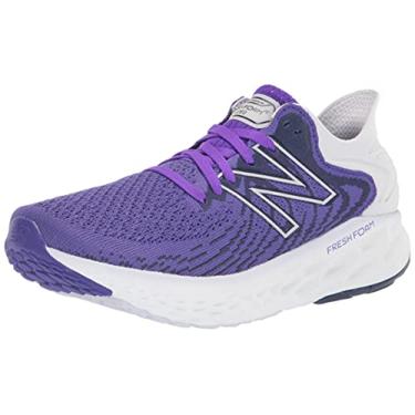 Imagem de New Balance Tênis de corrida feminino Fresh Foam 1080 V11, Violeta escuro/cinza silencioso, 6