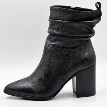 Imagem de Bota Bottero Cano Curto Salto Alto Feminina-Feminino