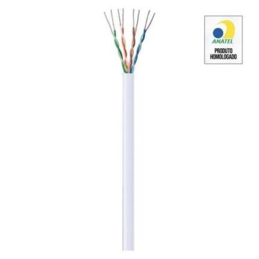 Imagem de Cabo Rede Cat5e Fortrek Fk500c Cmx Branco - Cx -305