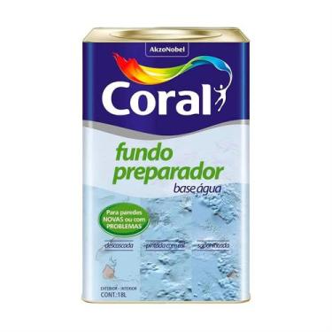 Imagem de Fundo Preparador Pintura Base De Água Paredes 18l Coral