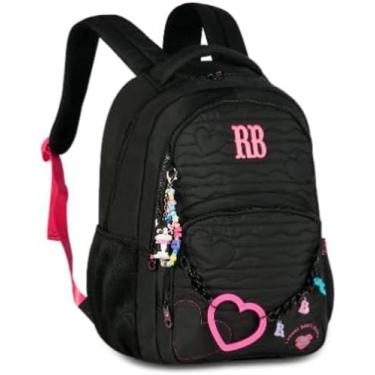 Imagem de Mochila Costas Rebecca Bonbon Heart Beats 17,5"  RB27010 - Clio