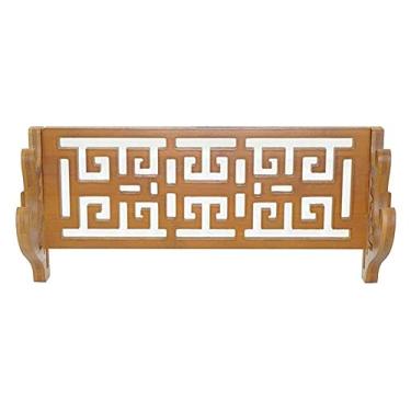 Imagem de pcagfaajmh Suporte de espada de 2 camadas para suporte de parede para suporte de espada Samurai Katana