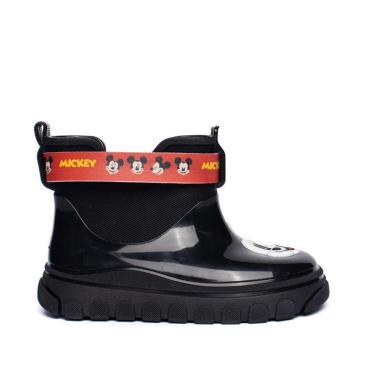 Imagem de Bota Galocha Infantil Grendene Disney Mickey Baby Preto-Masculino
