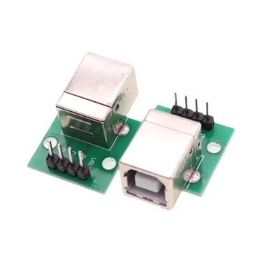 Imagem de Adaptador Conversor Micro Mini USB Fêmea/Macho Para Conector De Pinos 