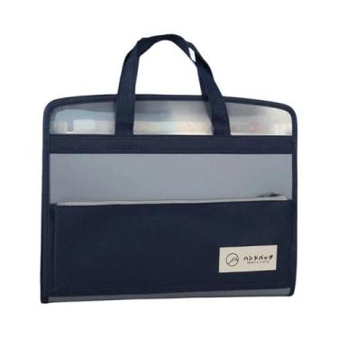 Imagem de Pasta De Exames A4 Em Lona Com 13 Bolsos, Organizador De Páginas Trans