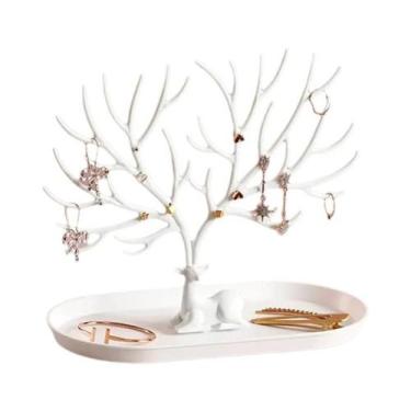 Imagem de Suporte Expositor De Joias Em Formato De Galhada Para Brincos, Colares