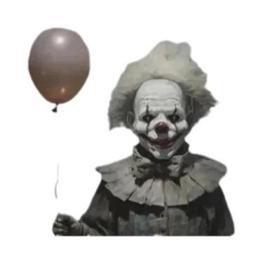 Imagem de Pintura Em Tela De Arte Gótica Sombria: Palhaço, Fantasma, Boneca E Br