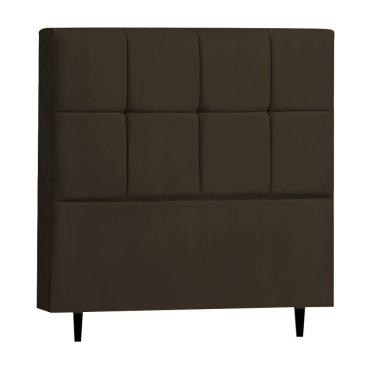 Imagem de Cabeceira Roma Para Cama Box Queen 160 Cm Suede Marrom