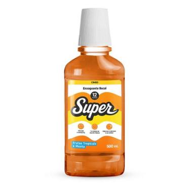 Imagem de Enxaguante Bucal Super 12h Frutas Tropicais 500ml - Cimed