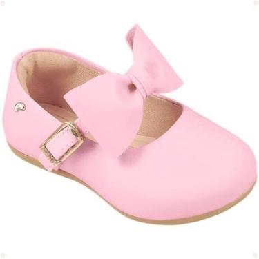 Imagem de Sapato Infantil Pampili Angel 04 Laço Removível Menina-Feminino