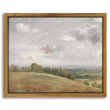 Imagem de Arte de parede em Simsea Vintage Landscape 20x25 cm Impressão emoldura