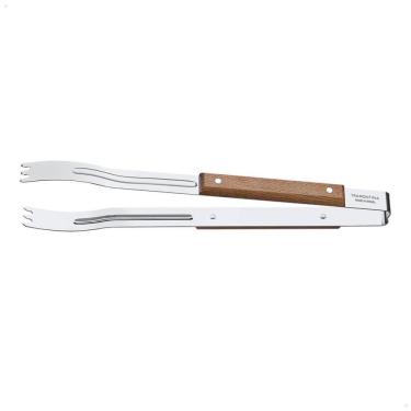 Imagem de Pegador Para Carne Tramontina Churrasco Com Lâmina Em Aço Inox E Cabo De Madeira 47cm 2...