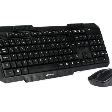 Imagem de Kit C3Tech com Teclado ABNT 2 e Mouse  Wireless USB - K-w10bk