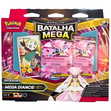 Imagem de Pokémon Baralho Batalha Mega Diancie Mega Gengar Ex Copag