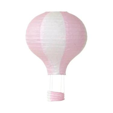 Imagem de Lanternas De Papel Em Forma De Balão De Ar Quente DIY De 12 Polegadas 