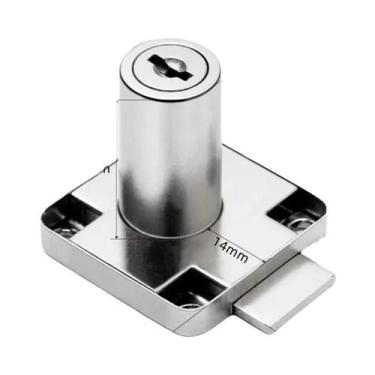 Imagem de Fechaduras De Trava Sólidas Para Gavetas De Armários, Portas De Móveis