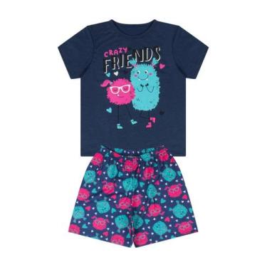 Imagem de Pijama Infantil Menina Marinho - Alemara, 4