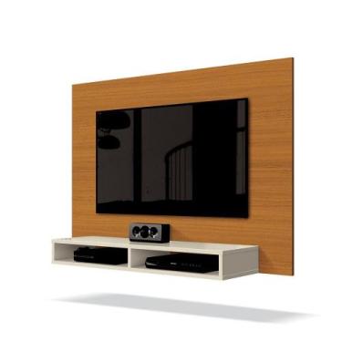 Imagem de Painel Fox New para TV até 43" Cedro Off White 778167 EDN - Edn Móveis