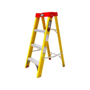 Imagem de Escada de Fibra Tesoura Prática 3 Degraus BTF EFP5907 - botafogo