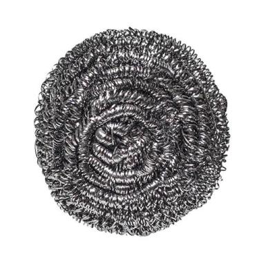 Imagem de Esponjas Aço Inox Limpeza Pesada 12 peças - Powermaid