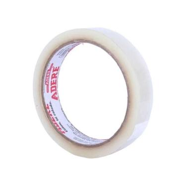 Imagem de Fita Adesiva Transparente Adere 710 com Alta Aderência 19MM X 50M Uso em Escritório Tra...