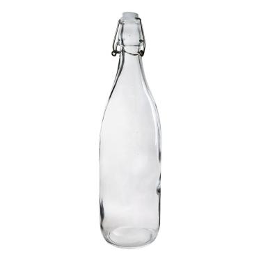 Imagem de Garrafa de Vidro Clear Tampa Hermética 930ml S2900M - Bono
