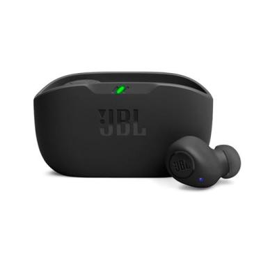 Imagem de Fone TWS Bluetooth JBL Wave Buds 2 Deep Bass 8h + 24h Case Preto