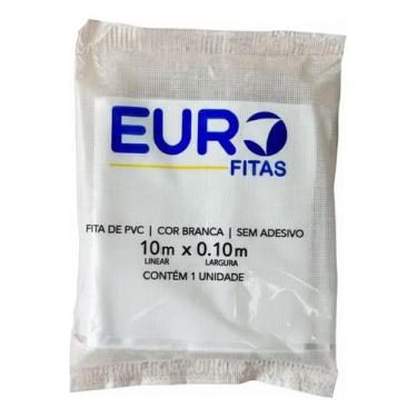 Imagem de Kit 5 Fitas Pvc Branca S.adesivo 10m Cada - EURO
