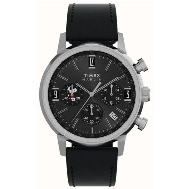Imagem de Relógio Timex X Peanuts Marlin Chronograph TW2Y48500 40mm Couro-Masculino