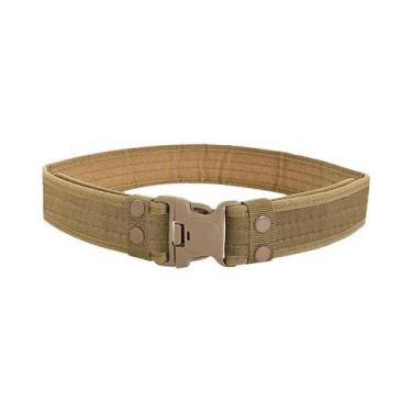 Imagem de Cinto Tático De Lona Camuflada De 130cm Para Homens E Mulheres Com Fiv