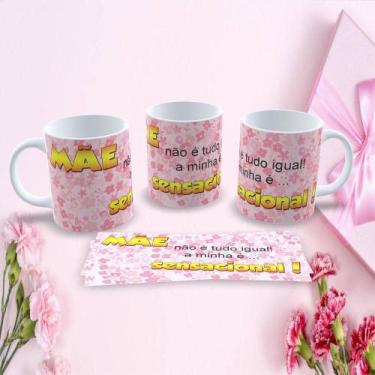 Imagem de Caneca de Porcelana 325ML Mães Estampa 136 Dia das Mães Branco Outras 