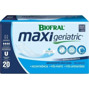 Imagem de Absorvente Geriátrico Maxi Geriatric Unissex BIOFRAL 20 Unidades