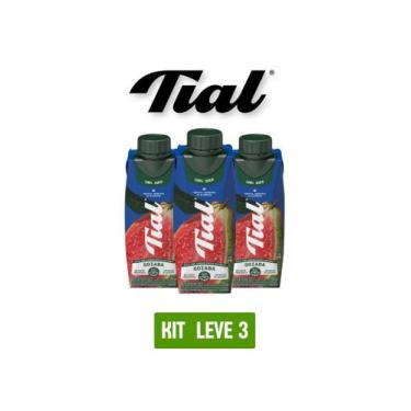 Imagem de Suco tial 100% goiaba 250ml - kit 3 unidades
