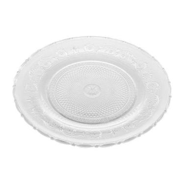 Imagem de Jogo 8 Pratos Sobremesa 18cm Angel Vidro Transparente Lyor