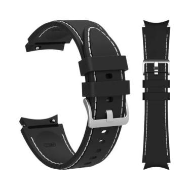 Imagem de Pulseira De Silicone Para Samsung Galaxy Watch 40mm 44mm 45mm 43mm 47m