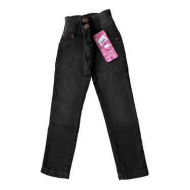 Imagem de Calça Jeans Infantil Menino Menina - anjo da mamãe, Verde, Limão, 4