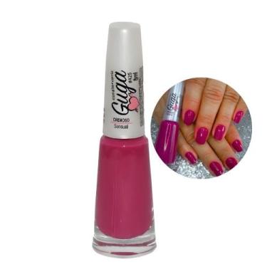 Imagem de Esmalte para Unhas Cremoso Cor Sensual Vinho 425 8ml Guga
