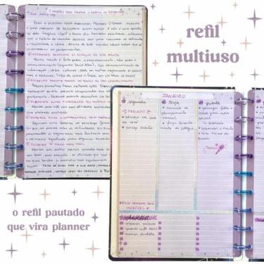 Imagem de Refil Pautado Multiuso Anoitecer Grande - Caderno de Disco - Octo - Pl