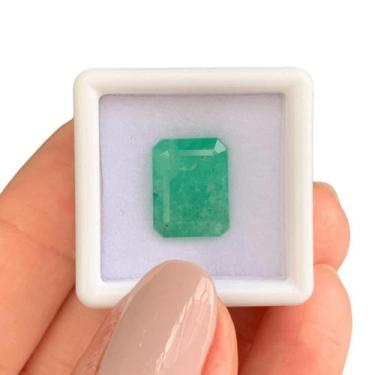 Imagem de Esmeralda Baguete Retangular 4,74ct - SP GEMAS